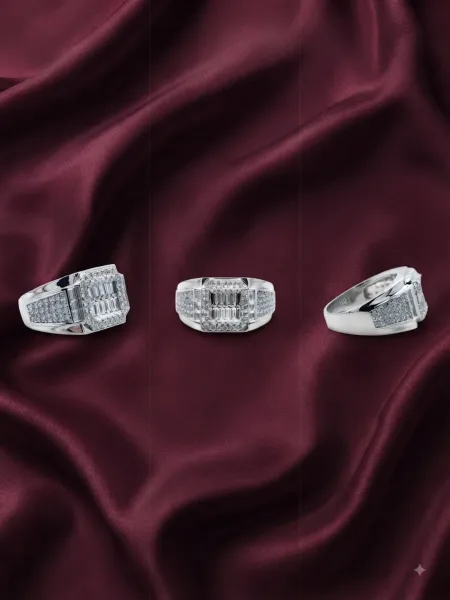 Regal Geometric Luxe Ring