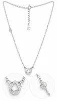 Silver Elegant Heart pandent chain