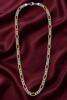 Silver Two Tone Chain