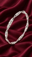 Silver Twisted bangles