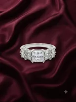 cluster cocktail ring