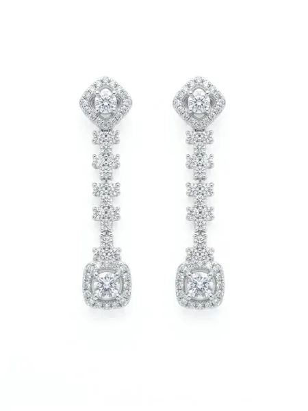 Diamond Drop Earrings