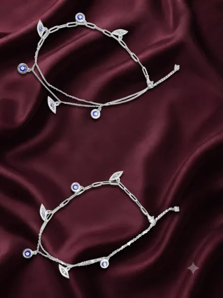 Celestial Evil Eye Charm Anklet