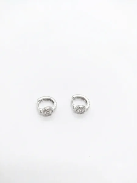 Celestial Halo Huggie Earrings