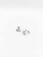 Sparkling Cherry Diamond Stud Earrings
