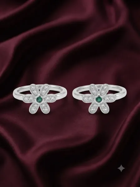 Floréa Verdant Bloom Toe Ring
