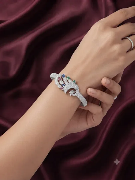 Celeste Regal Peacock Cuff