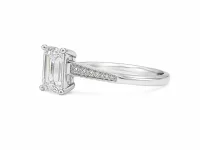 Classic Emerald-Cut Solitaire Ring