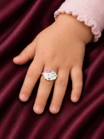 Sweet Cloud Heart Kids Ring
