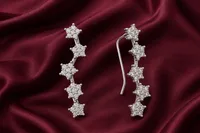 Celestial Five-Star Drop Earrings