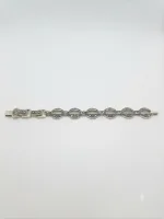 Celeste Vintage Oval Link Bracelet