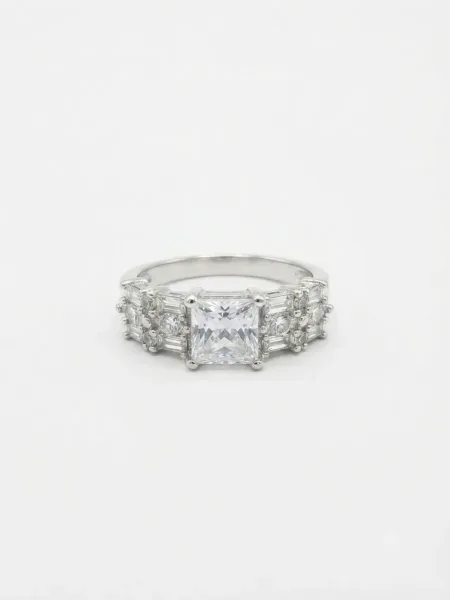 cluster cocktail ring