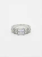 cluster cocktail ring