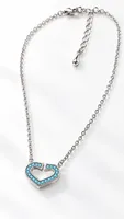 Turquoise Heart Pendant Chain