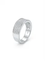 Silver Pavé Ring