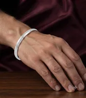 Heritage Patterned Silver Kada