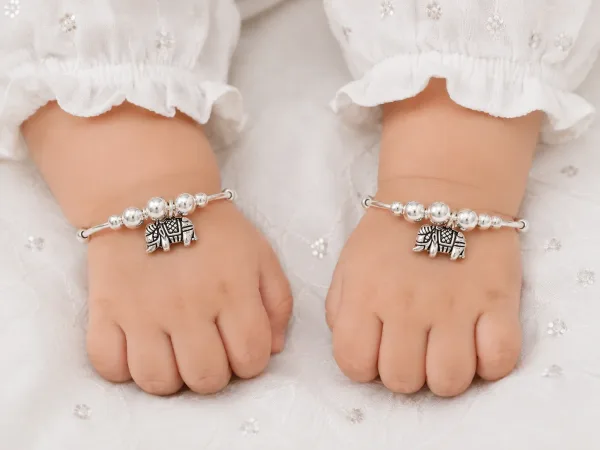 Little Elephant Charm Baby Kada