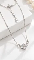 Silver Floral Radiance pandent chain