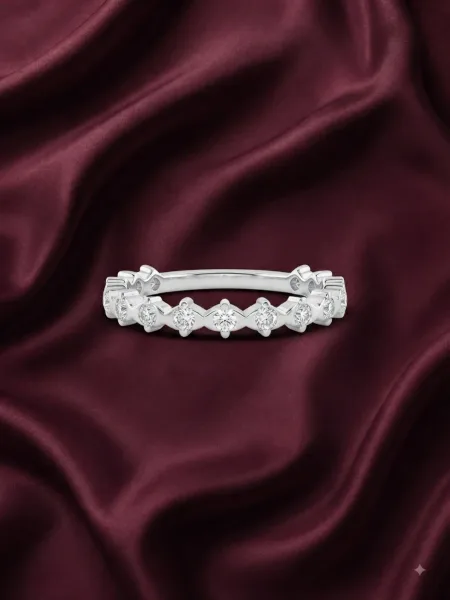 Zeloria Diamond Wave Ring