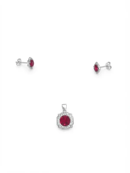 Crimson Rose Ruby Set