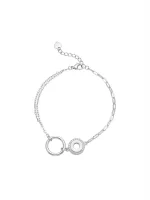 Celestial Loop Silver Bracelet