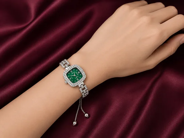 Emerald Luxe Crystal Watch
