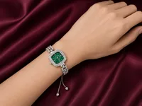 Emerald Luxe Crystal Watch