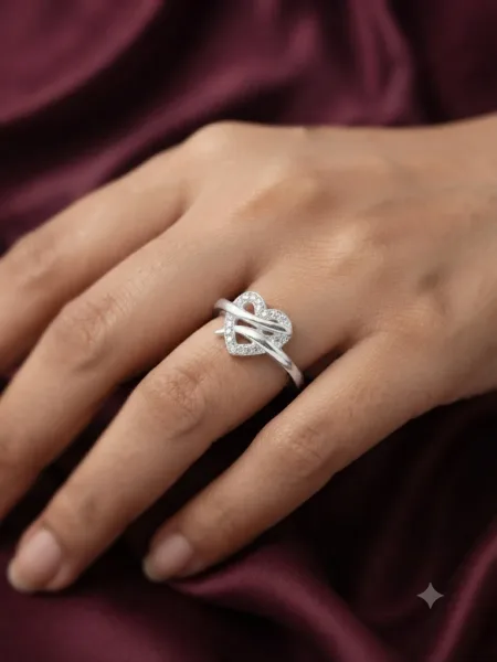 Amoura Infinity Heart Ring