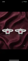 Stellara Ruby Bloom Toe Ring