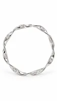 Silver Twisted bangles