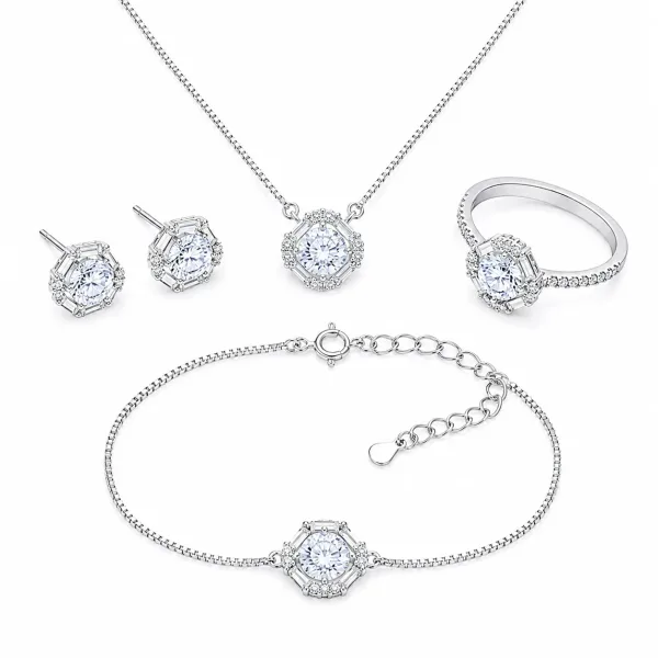 Elegant Crystal Royale Jewellery Set