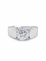 Royal Solitaire Crown Ring