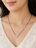 Oval Radiance 925 Sterling Silver Mangalsutra