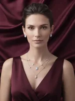 Elegant Double-Layer Teardrop Set
