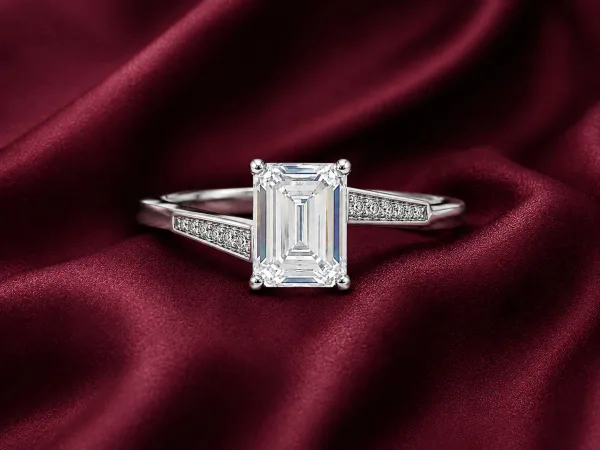 Classic Emerald-Cut Solitaire Ring
