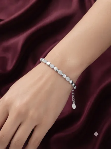 Luna Pavé Bead Bracelet