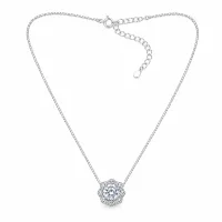 Floral Sparkle Crystal Jewellery Set