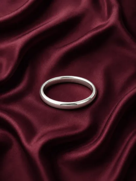 Classic Silver Minimal Band