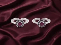 Veloura Ruby Halo Toe Ring