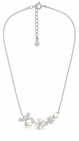 Floral Pearl Grace pandent chain