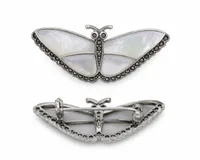 Moonlit Butterfly Brooch