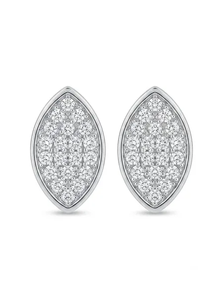 Celestial marquise pave earrings