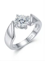 Sculpted Solitaire Statement Ring