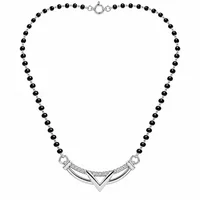 V-Shaped Elegance 925 Sterling Silver Mangalsutra