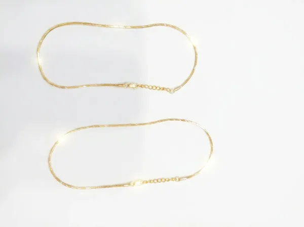 Minimalist Gold Ankle