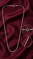 Silver Textured Luxe Chain