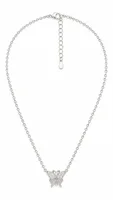 Silver Butterfly Elegance Necklace