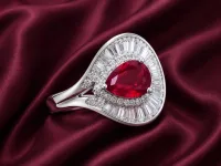 Ruby Baguette Radiance Ring