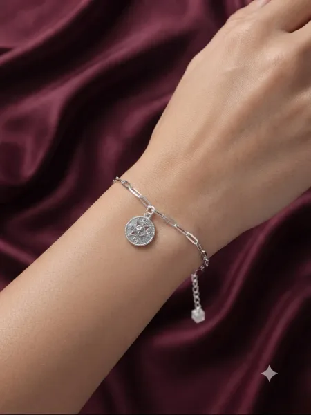 Celeste Vintage Medallion Bracelet