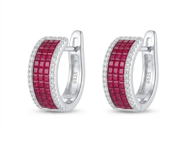 Ruby Royale Hoops